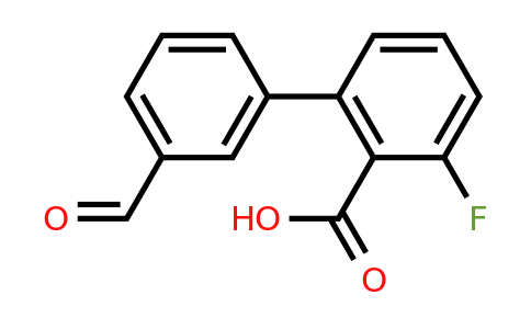 1261969-55-4 | 6-Fluoro-2-(3-formylphenyl)benzoic acid