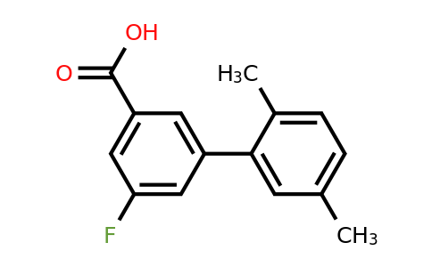 1261969-56-5 | 3-(2,5-Dimethylphenyl)-5-fluorobenzoic acid
