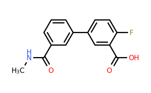 1261969-62-3 | 2-Fluoro-5-[3-(N-methylaminocarbonyl)phenyl]benzoic acid