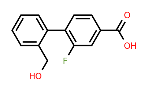 1261969-78-1 | 3-Fluoro-4-(2-hydroxymethylphenyl)benzoic acid