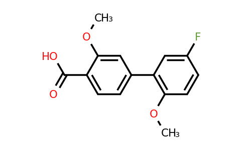 1261969-92-9 | 4-(5-Fluoro-2-methoxyphenyl)-2-methoxybenzoic acid