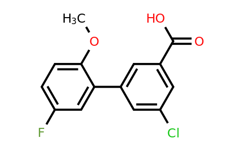1261969-96-3 | 5-Chloro-3-(5-fluoro-2-methoxyphenyl)benzoic acid