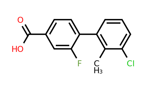 1261970-03-9 | 4-(3-Chloro-2-methylphenyl)-3-fluorobenzoic acid