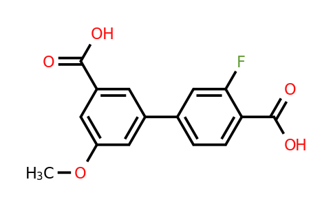 1261970-06-2 | 3'-Fluoro-5-methoxy-[1,1'-biphenyl]-3,4'-dicarboxylic acid