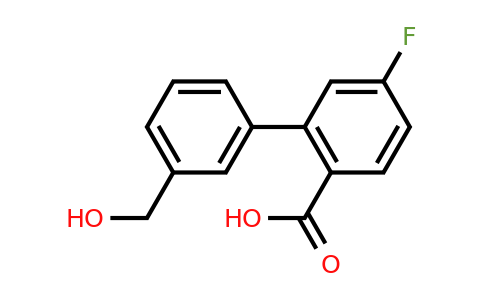 1261970-27-7 | 4-Fluoro-2-(3-hydroxymethylphenyl)benzoic acid