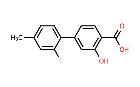 1261970-40-4 | 4-(2-Fluoro-4-methylphenyl)-2-hydroxybenzoic acid