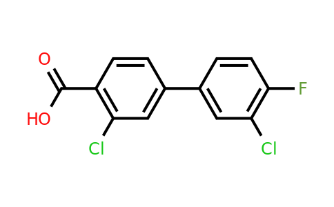 1261970-47-1 | 2-Chloro-4-(3-chloro-4-fluorophenyl)benzoic acid