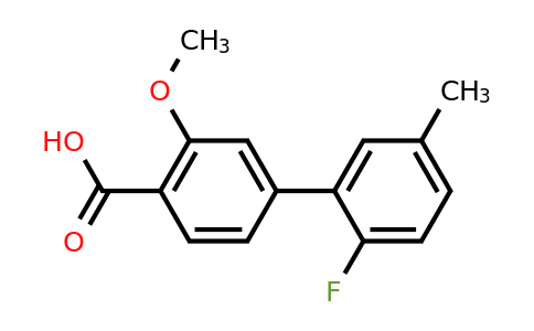 1261970-48-2 | 4-(2-Fluoro-5-methylphenyl)-2-methoxybenzoic acid