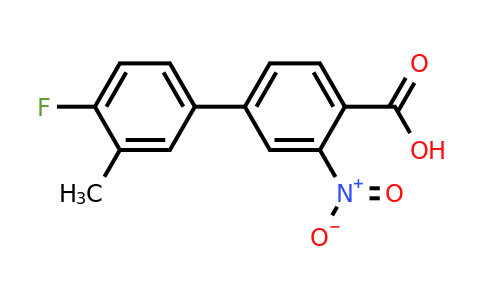 1261970-56-2 | 4-(4-Fluoro-3-methylphenyl)-2-nitrobenzoic acid