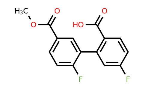 1261970-77-7 | 4-Fluoro-2-(2-fluoro-5-methoxycarbonylphenyl)benzoic acid