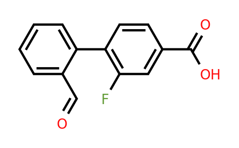 1261970-79-9 | 3-Fluoro-4-(2-formylphenyl)benzoic acid