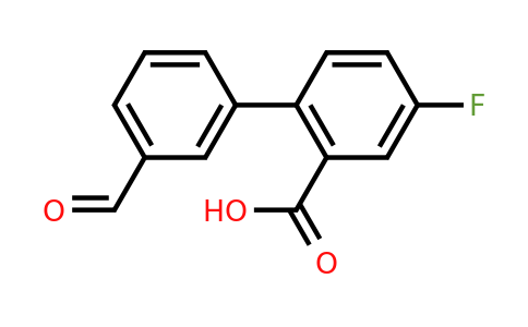 1261970-87-9 | 5-Fluoro-2-(3-formylphenyl)benzoic acid