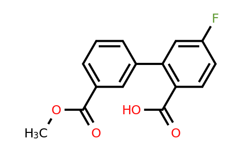1261970-89-1 | 4-Fluoro-2-(3-methoxycarbonylphenyl)benzoic acid