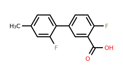 1261971-34-9 | 2-Fluoro-5-(2-fluoro-4-methylphenyl)benzoic acid