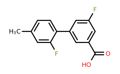 1261971-40-7 | 5-Fluoro-3-(2-fluoro-4-methylphenyl)benzoic acid