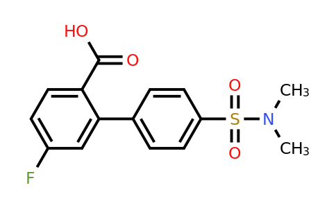 1261971-56-5 | 2-(4-N,N-Dimethylsulfamoylphenyl)-4-fluorobenzoic acid