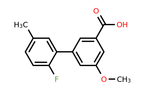 1261971-58-7 | 2'-Fluoro-5-methoxy-5'-methyl-[1,1'-biphenyl]-3-carboxylic acid