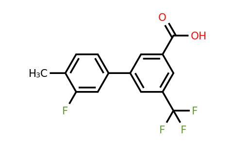 1261972-04-6 | 3'-Fluoro-4'-methyl-5-(trifluoromethyl)-[1,1'-biphenyl]-3-carboxylic acid