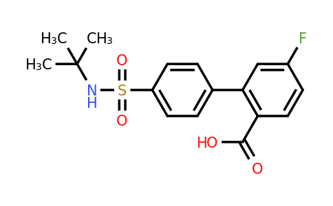1261972-20-6 | 2-(4-t-Butylsulfamoylphenyl)-4-fluorobenzoic acid