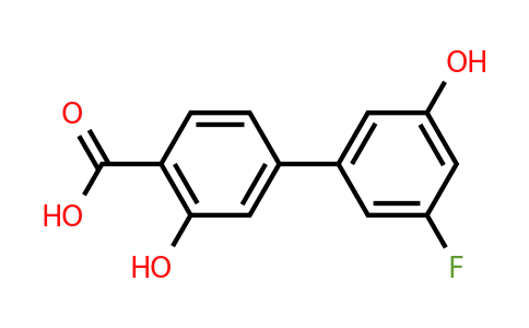 1261972-24-0 | 4-(3-Fluoro-5-hydroxyphenyl)-2-hydroxybenzoic acid
