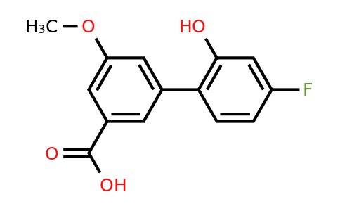 1261972-49-9 | 3-(4-Fluoro-2-hydroxyphenyl)-5-methoxybenzoic acid