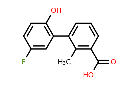 1261972-57-9 | 3-(5-Fluoro-2-hydroxyphenyl)-2-methylbenzoic acid