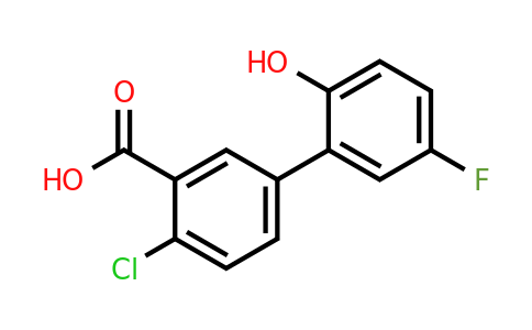 1261972-64-8 | 2-Chloro-5-(5-fluoro-2-hydroxyphenyl)benzoic acid