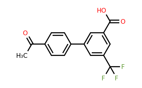 1261973-52-7 | 3-(4-Acetylphenyl)-5-trifluoromethylbenzoic acid