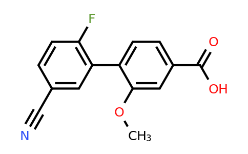 1261974-31-5 | 4-(5-Cyano-2-fluorophenyl)-3-methoxybenzoic acid