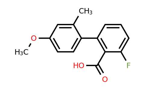 1261974-46-2 | 6-Fluoro-2-(4-methoxy-2-methylphenyl)benzoic acid