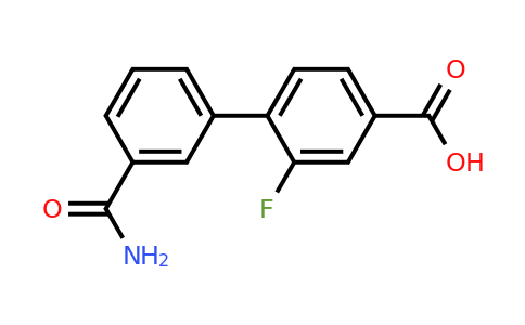 1261974-63-3 | 4-(3-Aminocarbonylphenyl)-3-fluorobenzoic acid