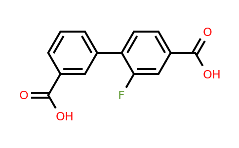 1261975-40-9 | 4-(3-Carboxyphenyl)-3-fluorobenzoic acid