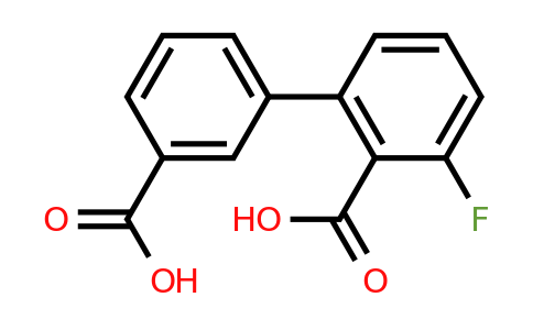 1261975-48-7 | 2-(3-Carboxyphenyl)-6-fluorobenzoic acid