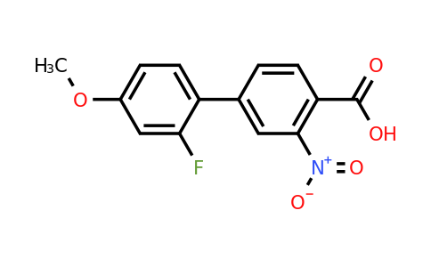 1261975-75-0 | 4-(2-Fluoro-4-methoxyphenyl)-2-nitrobenzoic acid