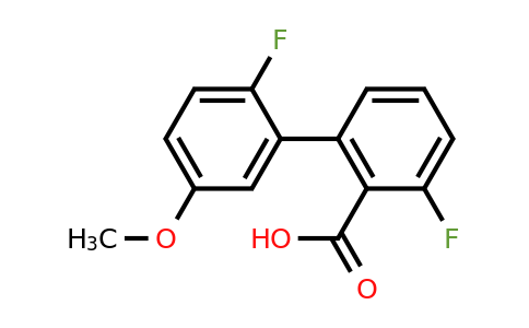 1261975-90-9 | 6-Fluoro-2-(2-fluoro-5-methoxyphenyl)benzoic acid