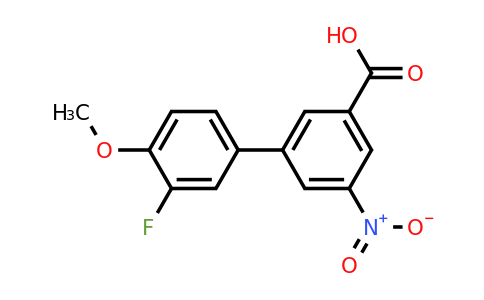 1261976-03-7 | 3-(3-Fluoro-4-methoxyphenyl)-5-nitrobenzoic acid
