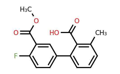 1261976-68-4 | 2-(4-Fluoro-3-methoxycarbonylphenyl)-6-methylbenzoic acid