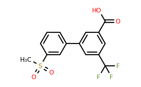 1261976-76-4 | 3-(3-Methylsulfonylphenyl)-5-trifluoromethylbenzoic acid