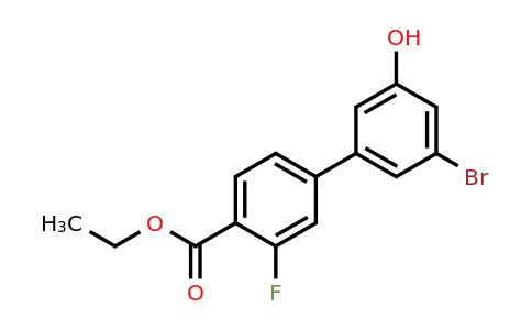 1261977-17-6 | 3-Bromo-5-[4-(ethoxycarbonyl)-3-fluorophenyl]phenol