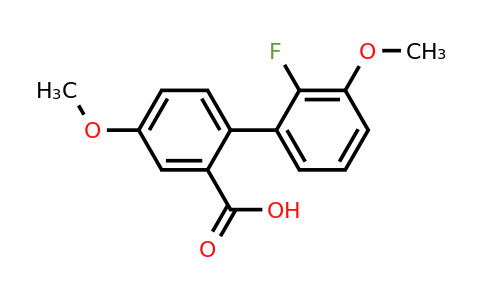 1261977-45-0 | 2-(2-Fluoro-3-methoxyphenyl)-5-methoxybenzoic acid