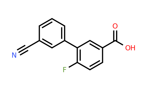 1261977-67-6 | 3'-Cyano-6-fluoro-[1,1'-biphenyl]-3-carboxylic acid