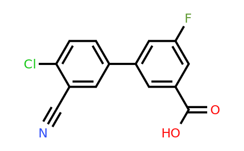 1261978-00-0 | 3-(4-Chloro-3-cyanophenyl)-5-fluorobenzoic acid