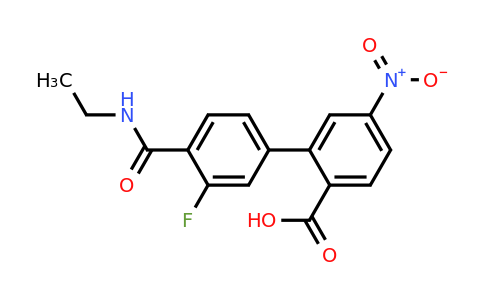 1261978-05-5 | 2-[4-(Ethylcarbamoyl)-3-fluorophenyl]-4-nitrobenzoic acid