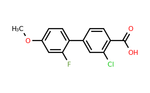 1261978-07-7 | 2-Chloro-4-(2-fluoro-4-methoxyphenyl)benzoic acid