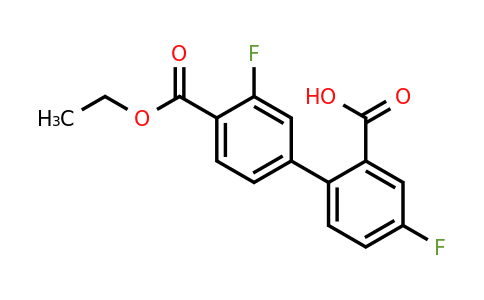 1261978-16-8 | 2-[4-(Ethoxycarbonyl)-3-fluorophenyl]-5-fluorobenzoic acid