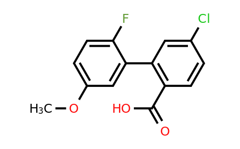 1261978-20-4 | 4-Chloro-2-(2-fluoro-5-methoxyphenyl)benzoic acid