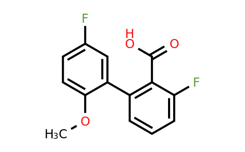 1261978-51-1 | 6-Fluoro-2-(5-fluoro-2-methoxyphenyl)benzoic acid