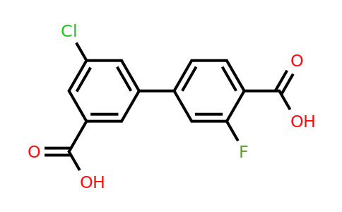 1261978-54-4 | 3-(4-Carboxy-3-fluorophenyl)-5-chlorobenzoic acid