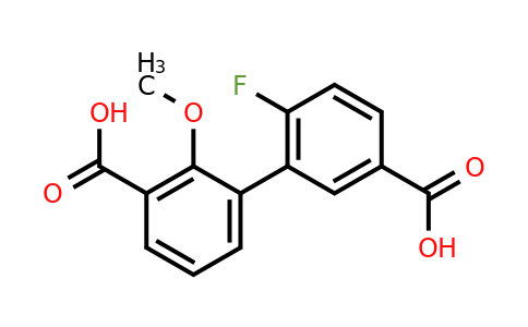 1261978-61-3 | 3-(5-Carboxy-2-fluorophenyl)-2-methoxybenzoic acid