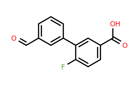 1261979-85-4 | 4-Fluoro-3-(3-formylphenyl)benzoic acid